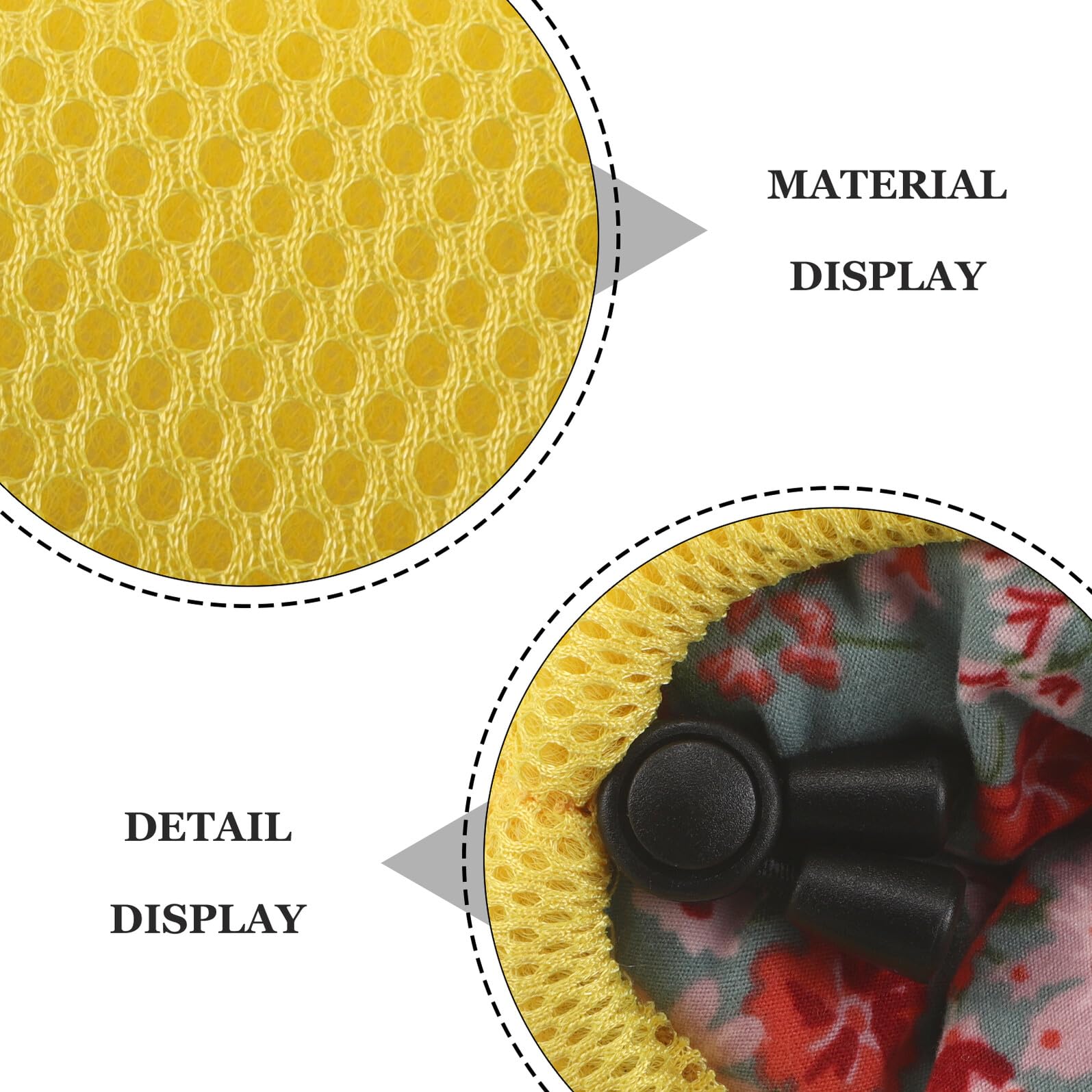 Almohadillas para Muletas Acolchadas Transpirables para Axilas Cojines Ergonómicos Desmontables para Antebrazo de Amarillo