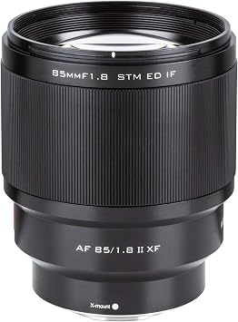 Full Frame Prime Lens 85mm F1.8 Mark II STM Auto-Focus Large Aperture Portrait Lens for Fuji X-Mount Camera X-T3 X-T2 X-T30 X-T20 X-T10 X-T100 X-PRO2 X-E3 X-A20 X-A5