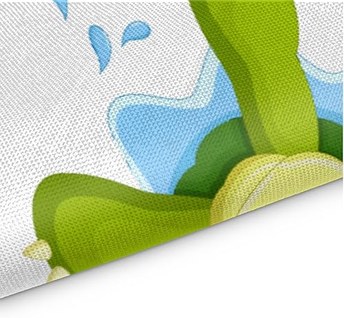 Miniatura 8 de Juego de 4 manteles individuales con diseño de tortuga, lavables, resistentes al calor, para cocina, comedor, interior y exterior, 18 x 12 pulgadas