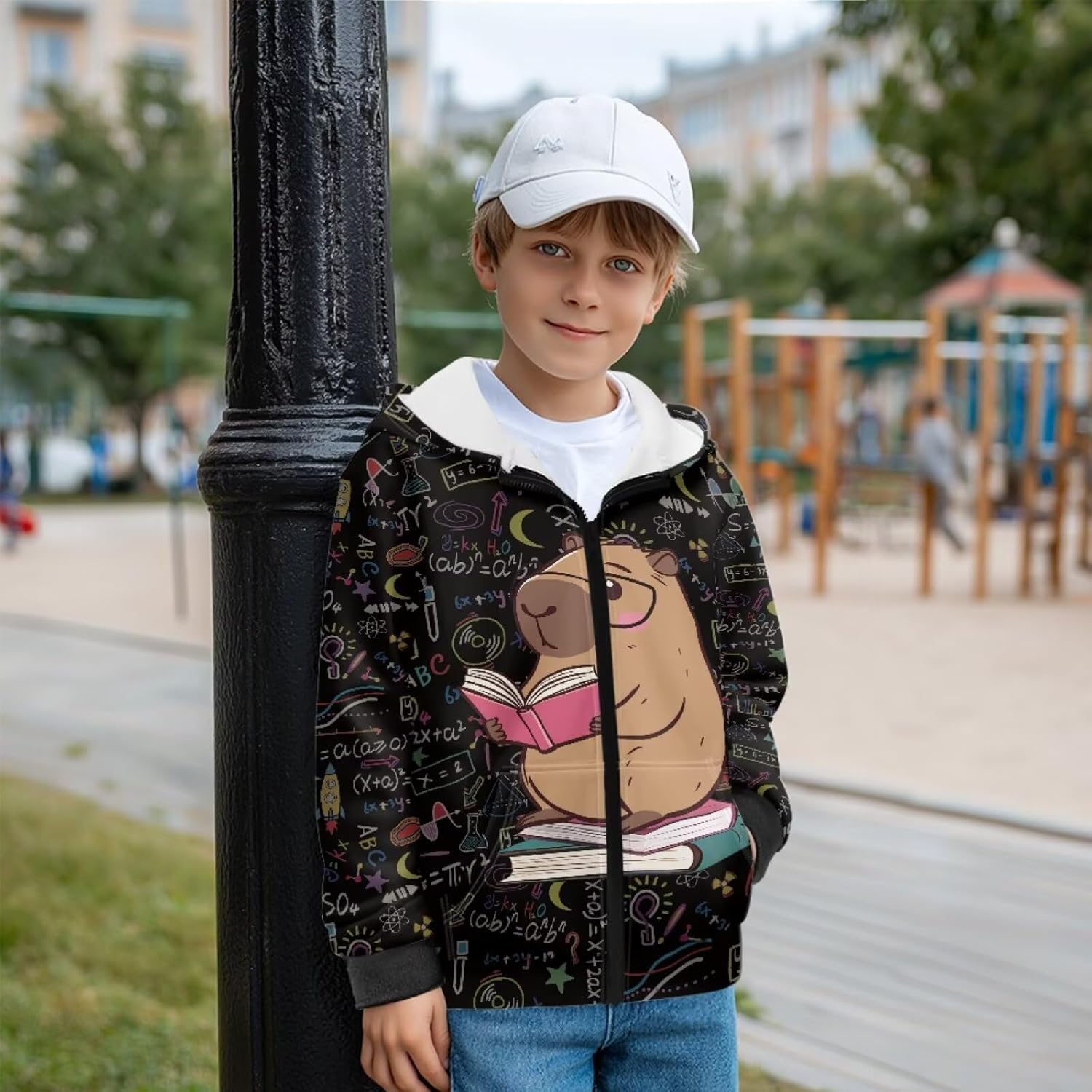 Boys Girls Sweatshirts Kids Full Zipper Hoodies Soft Casual Sportswear Fashion Jacket Coat Outdoor School