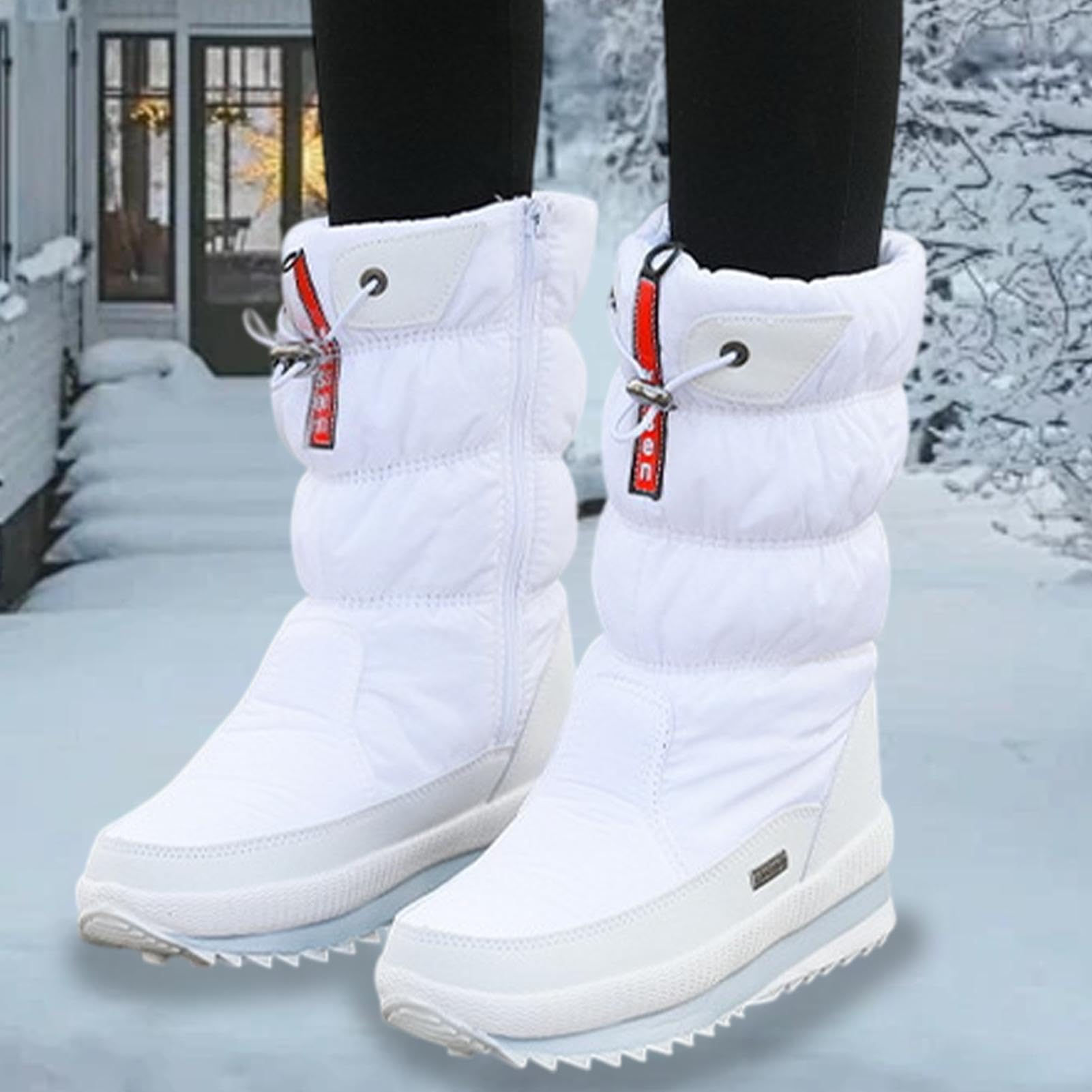 Generico Stivali Da Neve Donna Stivali Da Neve Invernali Caldi Isolanti E | Antiscivolo Per Donna Mamma Nonna Ragazze Moglie Fidanzata Inverno Outdoor Camminata Escursionismo Viaggio