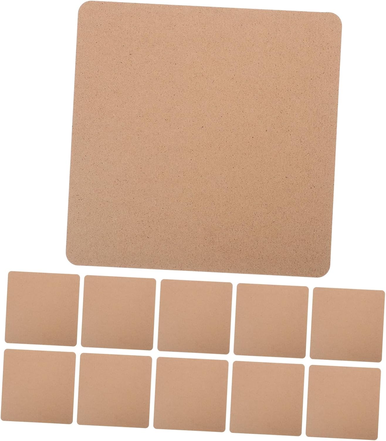 Lurrose 10pcs Clay Board Natural Wood DIY Crafting Boards for Pottery Art Projects Multi Functional for Creative Expression and Unique Artwork