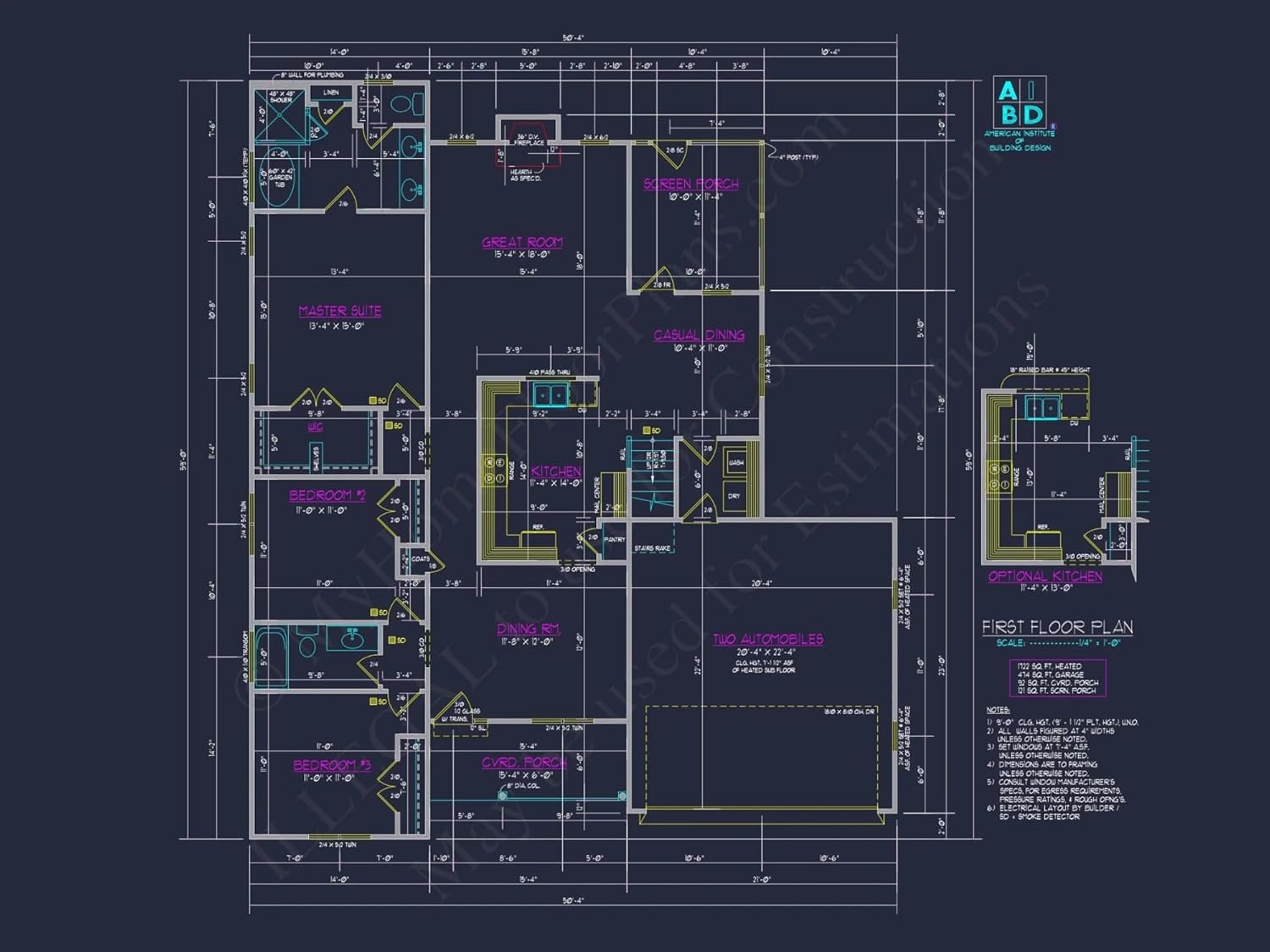 8-1760 House Plan -Modern Farmhouse Home Plan - 3-Bed, 2-Bath, 1,850 SF