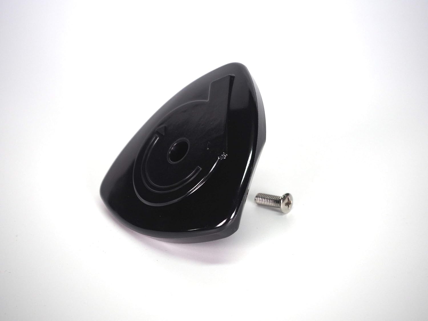Sanfor Cooker Knob Adaptable to Traditional Magefesa with Screw | Black | Conventional Triangular Knob Blister for Pressure Cookers | 8 x 8 x 2.5 cm