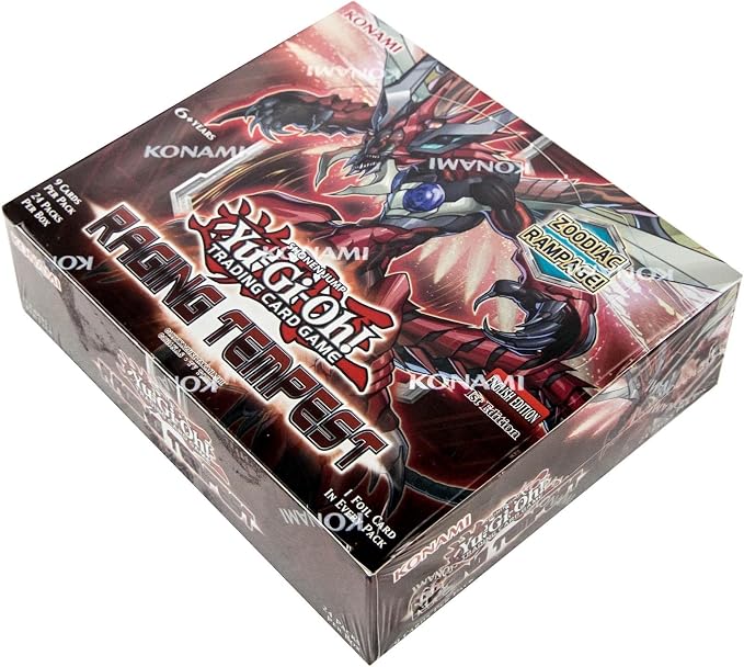 Yu-Gi-Oh Raging Tempest Booster Box miniatura 3