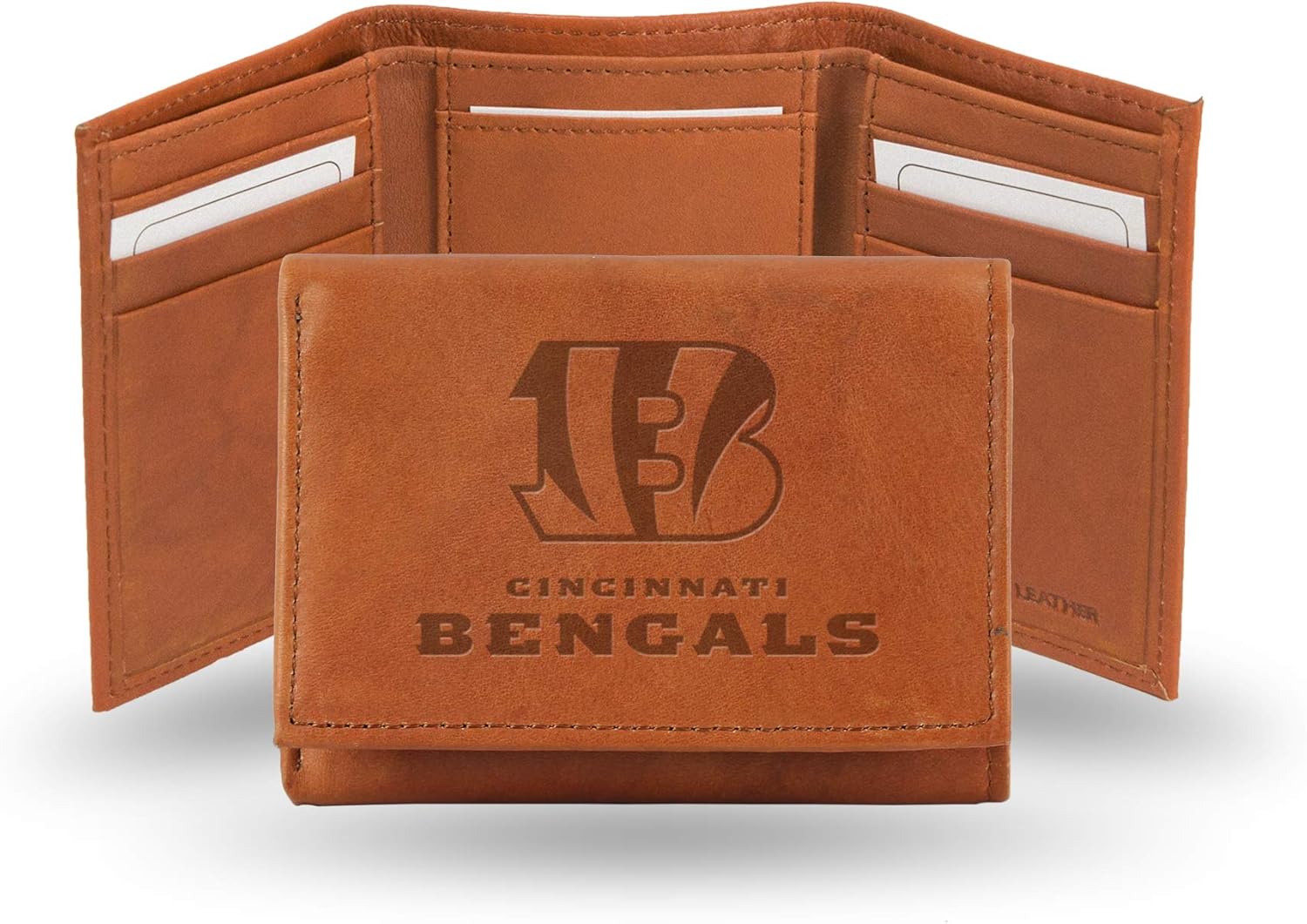 Rico Industries Embossed Leather Trifold Wallet