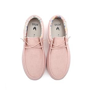 Scarpe Nautiche Walk In Pitas Kila - In Cotone E Pelle - Con Suola In EVA Ultraleggera - Per Donna - Made In Spain - Foto 6