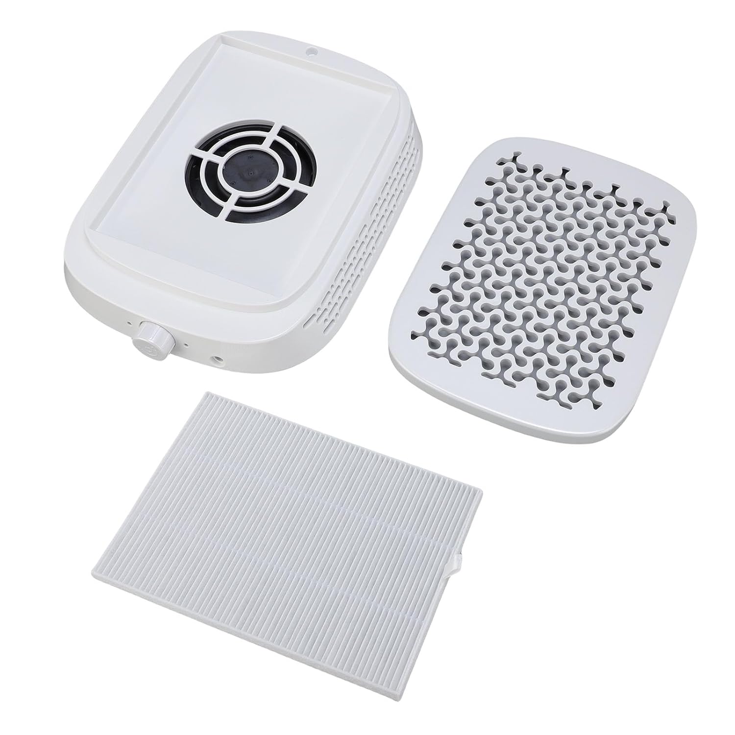 TARSHYRY Nail Dust Collector with Reusable Filter, Powerful Dust Suction Machine,Vacuum Fan Dust Suction Machine for Beginners DIY (US Plug)