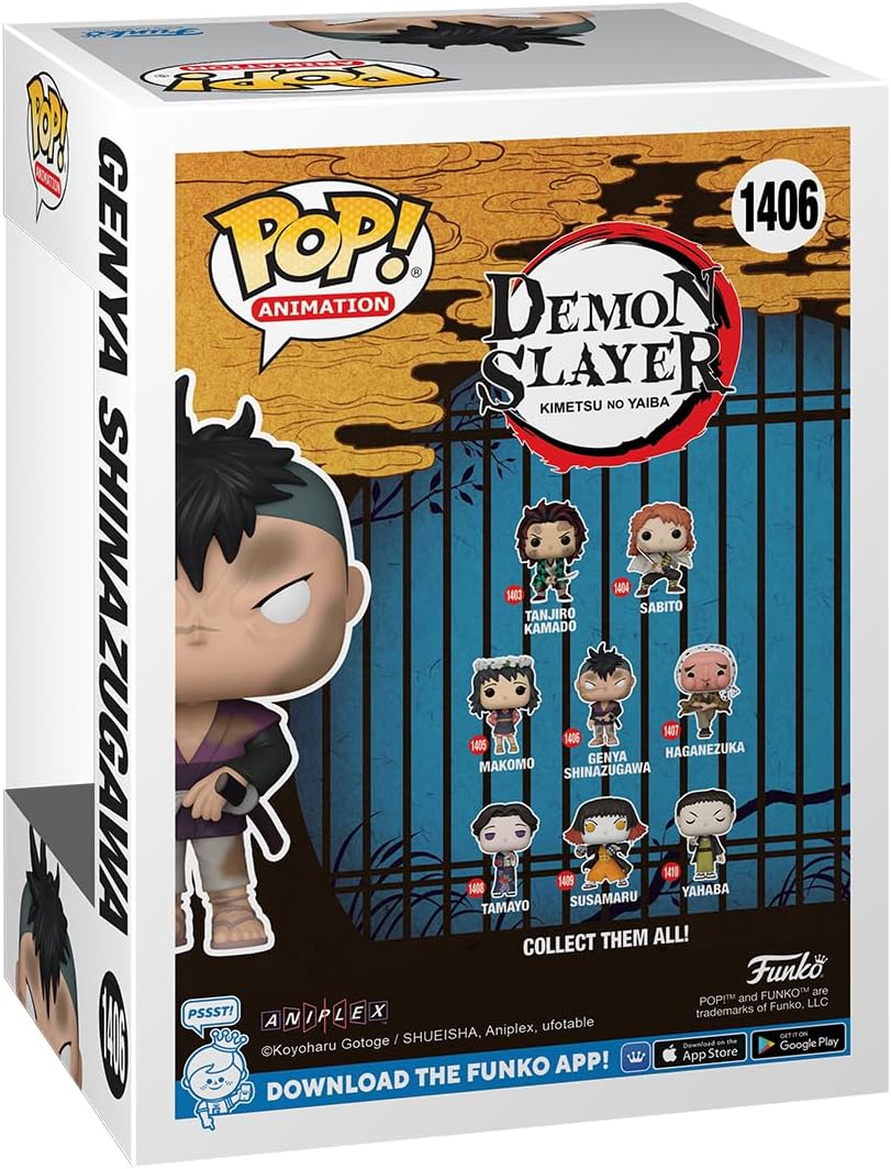 Funko POP! Animation: Demon Slayer - Genya Shinazugawa - Collectable Vinyl Figure - Gift Idea - Official Merchandise - for Kids & Adults - Anime Fans - Model Figure for Collectors and Display