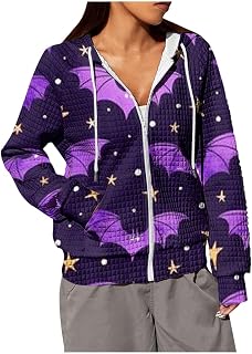 NVshiyif Active Blouses Womens Long Sleeve Soft Plus Size Boho Winte with Pockets Hoody Pattern Comfy Waffle Blouse Womens