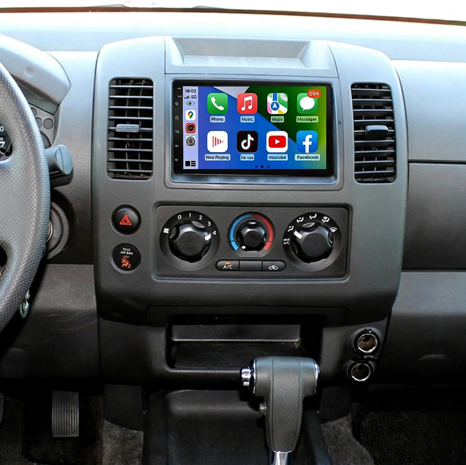 7" Compatible with Nissan Universal Unit Carplay Android 13 Car Stereo Radio GPS NAV (6+128GB)