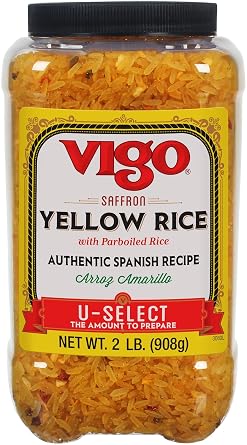 Vigo Authentic Saffron Yellow Rice, Low Fat, 2lb Pack of 1