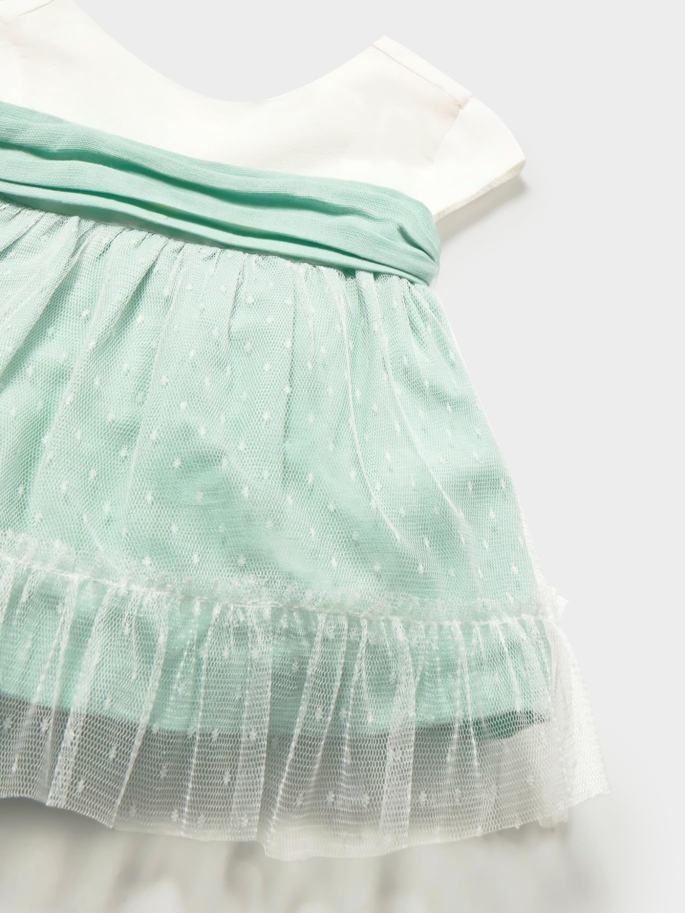 Mayoral Vestito Cerimonia per Bimba Acqua