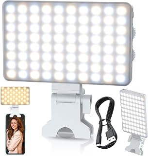 ANAUTIN Selfie Light – Portable Clip-On Fill Light for Photography & Night Video Calling, 60 LED, 3 Modes, 2500K-9000K Adj... Price In India