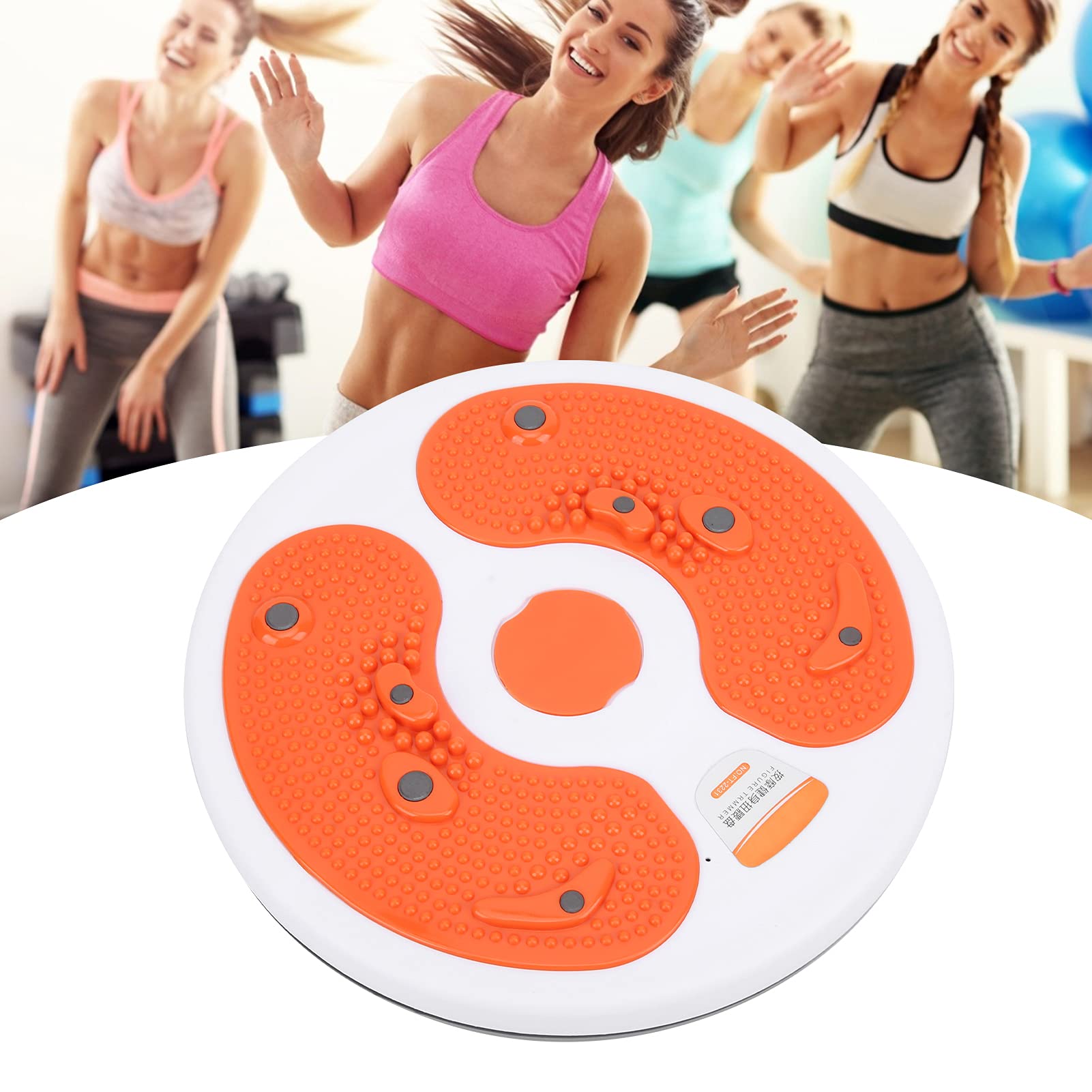 Dispositivo Fitness Twisting Waist Disc con Particelle Magnetiche per Massaggio per un'Efficace Riduzione del Grasso Addominale, Tavola Rotante per Allenamento a Casa Ideale