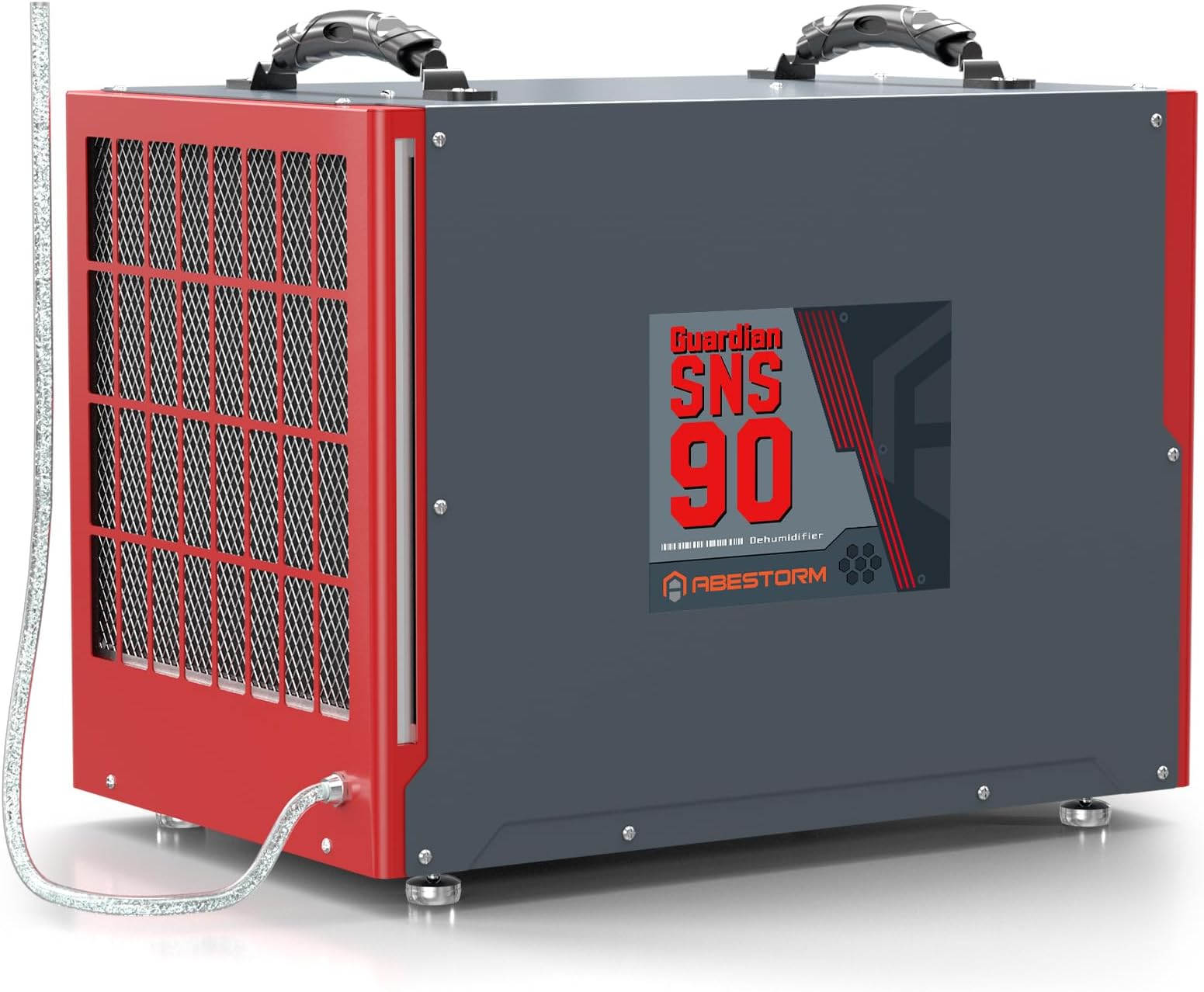 198 Pint Commercial Dehumidifier with Pump and Drain Hose for Crawlspace, Basement, Large Space up to 2,600 sq.ft, Industry Water Dmage Unit, Auto Defrost, Compact, Energy Star