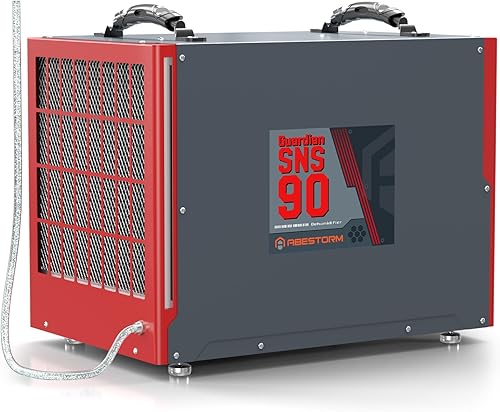 Abestorm Deshumidificador comercial de 198 pintas con bomba y manguera de drenaje para espacio de rastreo, sótano, gran espacio de hasta 2,600 pies