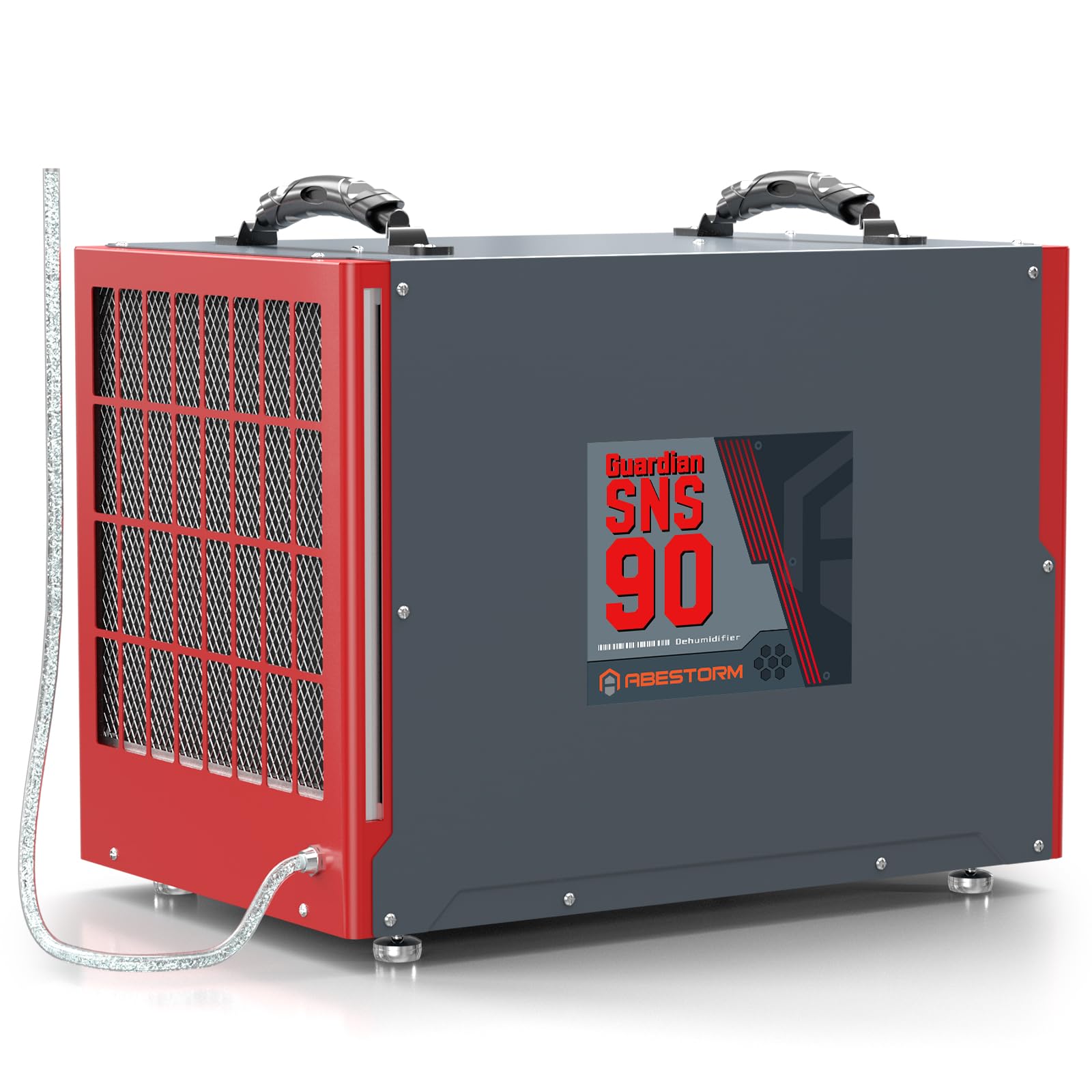 Abestorm198 Pint Commercial Dehumidifier with Pump and Drain Hose for Crawlspace, Basement, Large Space up to 2,600 sq.ft, Industry Water Dmage Unit, Auto Defrost, Compact, Energy Star