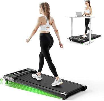 AKLUER Walking Pad Treadmill with 12% Auto Incline Adjustable Handlebar