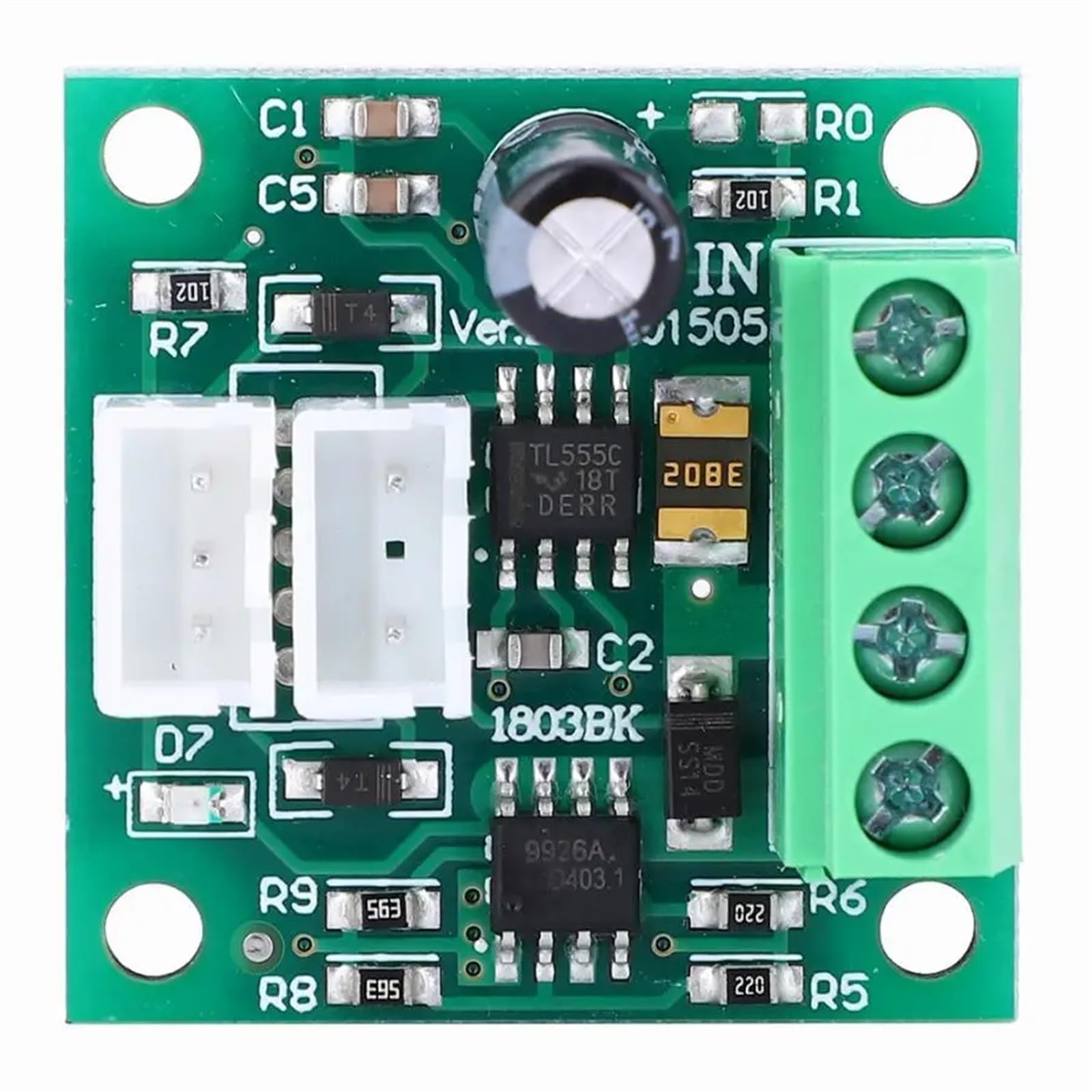 1.8V 3V 5V 6V 12V PWM DC Módulo controlador de velocidad del motor Regulador de velocidad del motor Gobernador