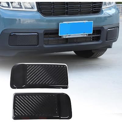 TOYCIDFG Car Bumper Cover Trim Compatible with Ford Maverick 2022-2024, Car Decoration Accessories (Front-Black)