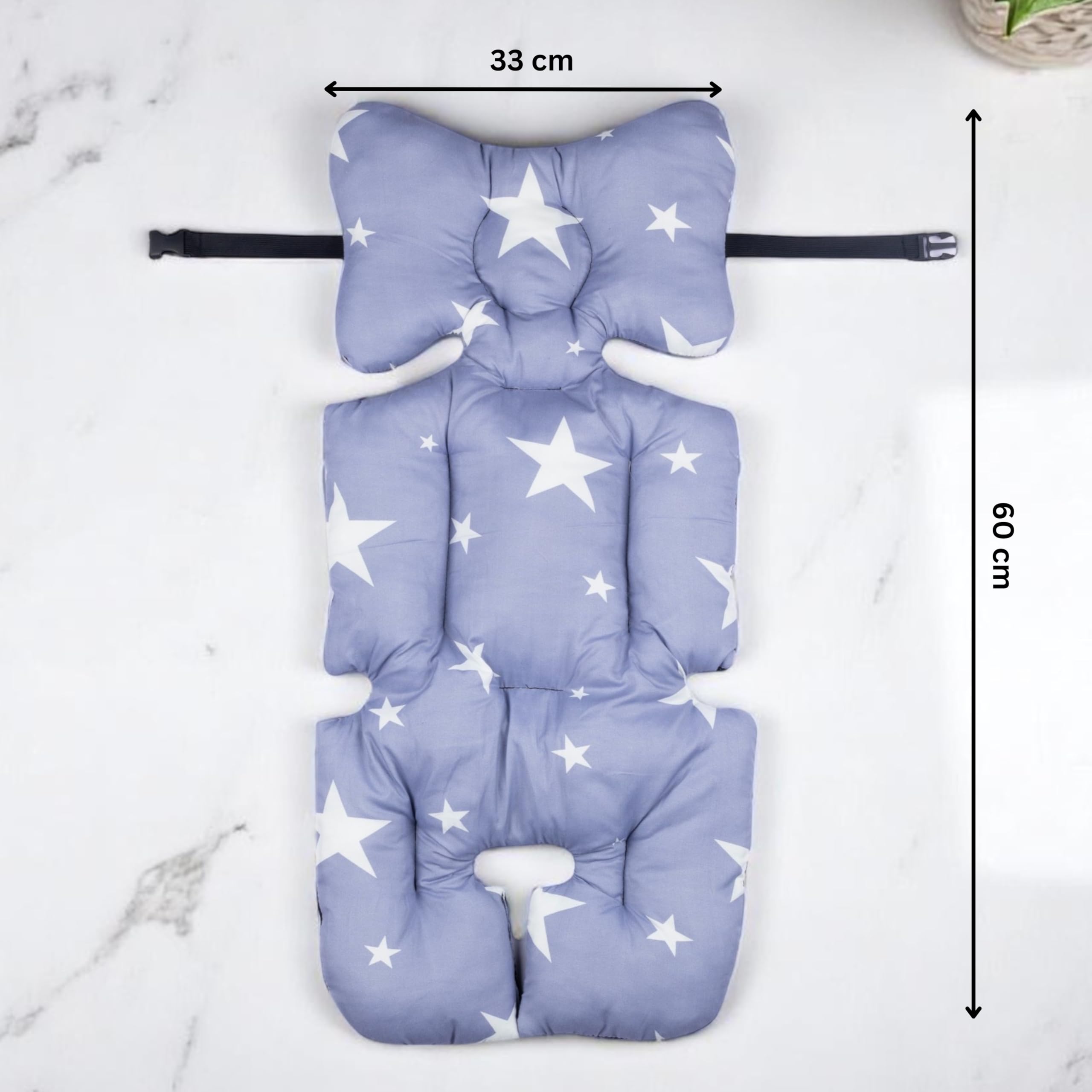 Baby Seat Pad Liner for Stroller–Soft and Breathable,3D Air Mesh Cotton Universal Baby Stroller Cushion. 1