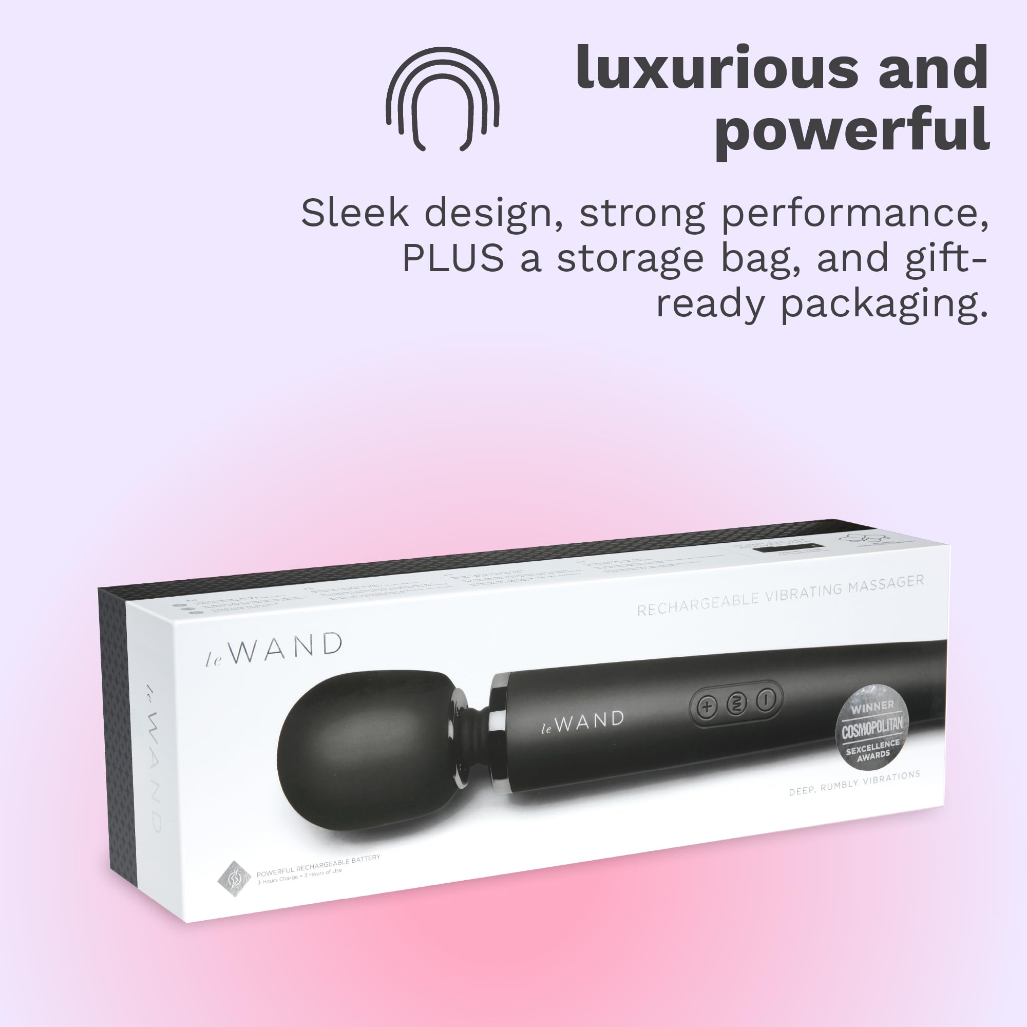 Le Wand - Rechargeable Massager Black