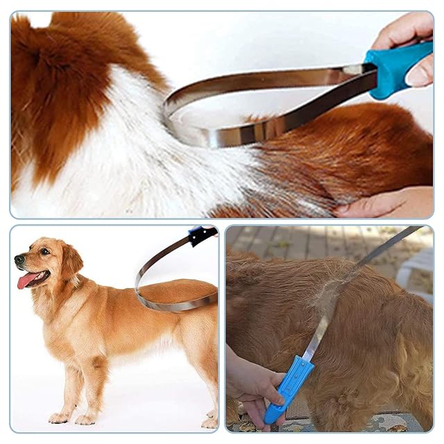 Foto 8 de 8 de Yeeda Hoja de desprendimiento de doble cara, cepillo de bucle de deshedding para perros