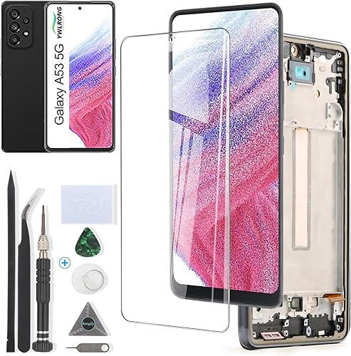 Pantalla para Samsung Galaxy A53 5G A536 A536B A536U Incell Reemplazo de Pantalla LCD para Samsung Galaxy A53 5G Pantalla Táctil Digitalizador