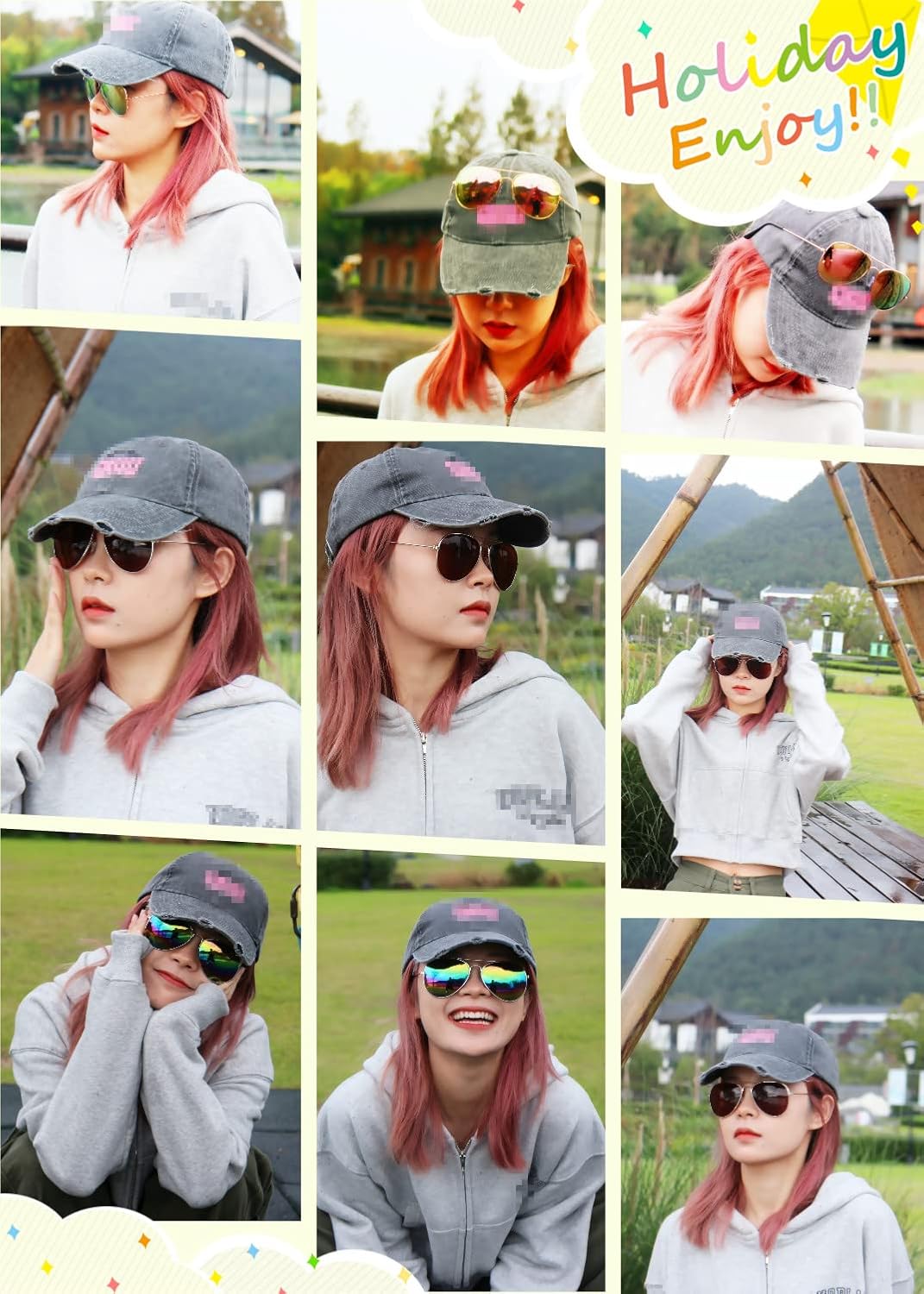 10-Pack Retro Aviator Sunglasses for Women & Men, Mirrored Flat Lens UV400 Unisex Shades - Classic Party Beach Driving Multi-Pair Set - Image 7