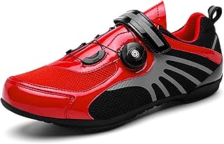 GZDD Men Mtb Cycling Shoes with Cleats Sport Road Bike Boots Speed Cycling Sneaker Racing Women Flat Pedal Bicycle Shoes Mountain SPD