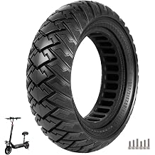 10 x 3 solid rubber tyres, 255 x 80 80/65-6, solid tyres for Kukirin G3 Pro/G2 max/Kugoo M4 pro/Kaabo Wolf Warrior/Mantis 10/Dualtron Zero 10X electric scooter, non-slip, puncture-proof [Energy Class A]