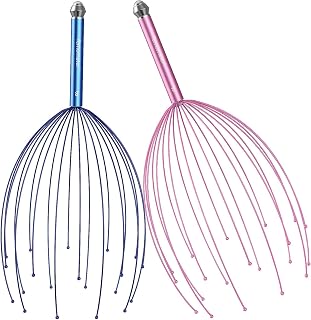 20 Fingers Scalp Stress Relax Massager, Head Scratcher Massager, Scalp Massager Tool For Relaxing, Acupuncture Point Massager, Deep Relaxation and Better Sleep