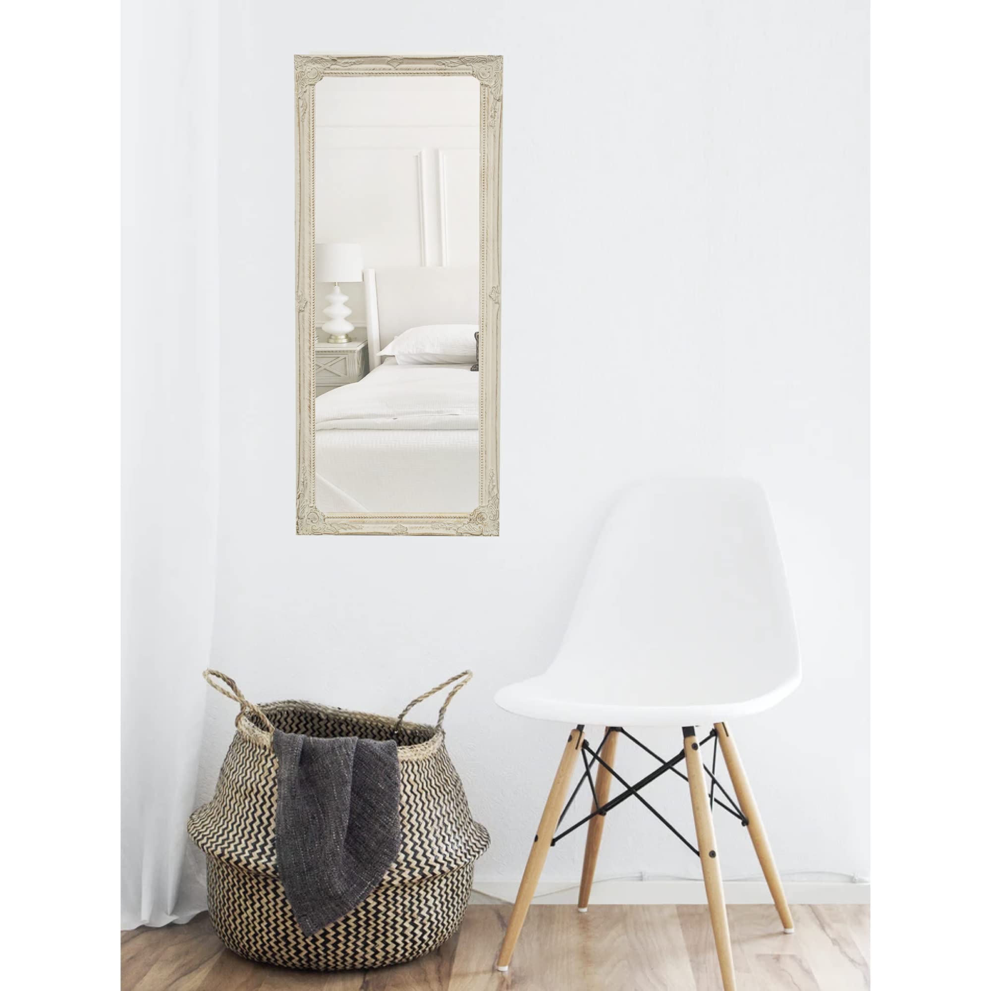 Biscottini specchio da parete bagno e camera 56x56x5 cm | Specchio ingresso da parete con ganci | Specchio oro