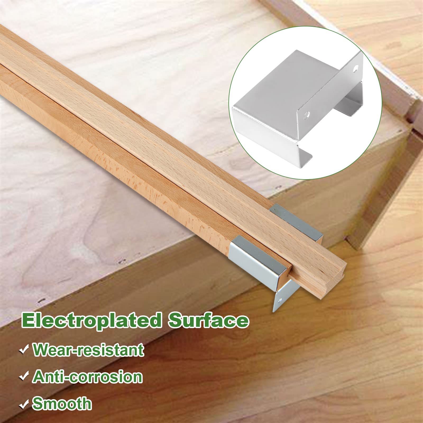 HURRISE Glissière De Tiroir 2 Pièces Mini Glissières De Tiroir Courtes Rail De Guidage De