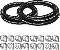 Vista 24 de Manguera de línea de combustible de 1/2 pulgada de ID, manguera de combustible de 10 pies, manguera de línea de combustible NBR J30R7.