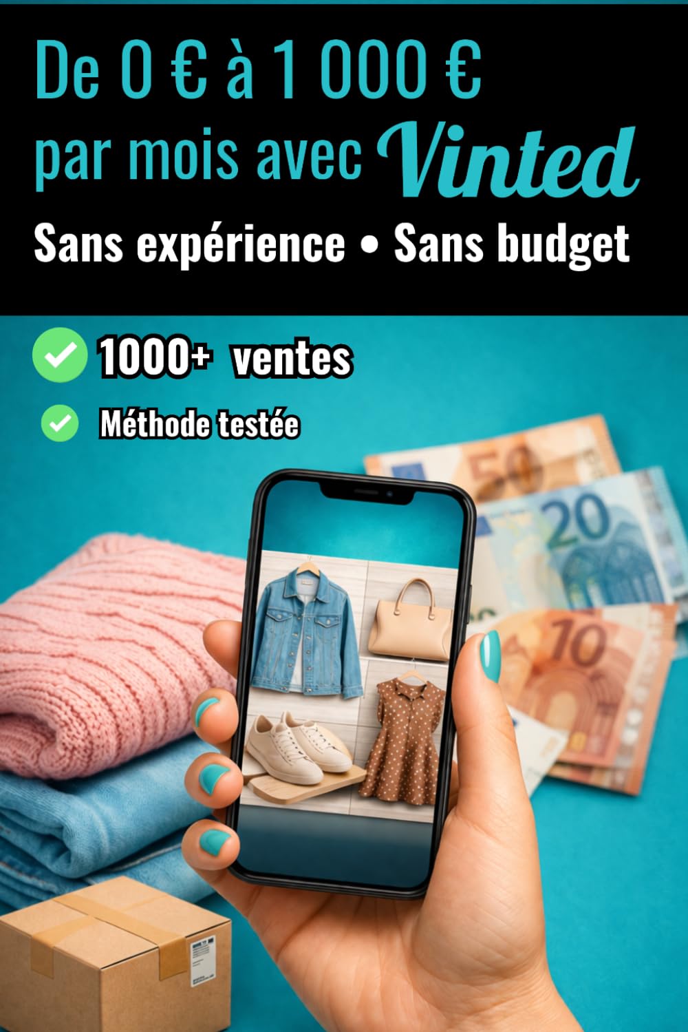 De 0 € à 1000 € par mois avec Vinted: Sans expérience • Sans budget • Méthode testée