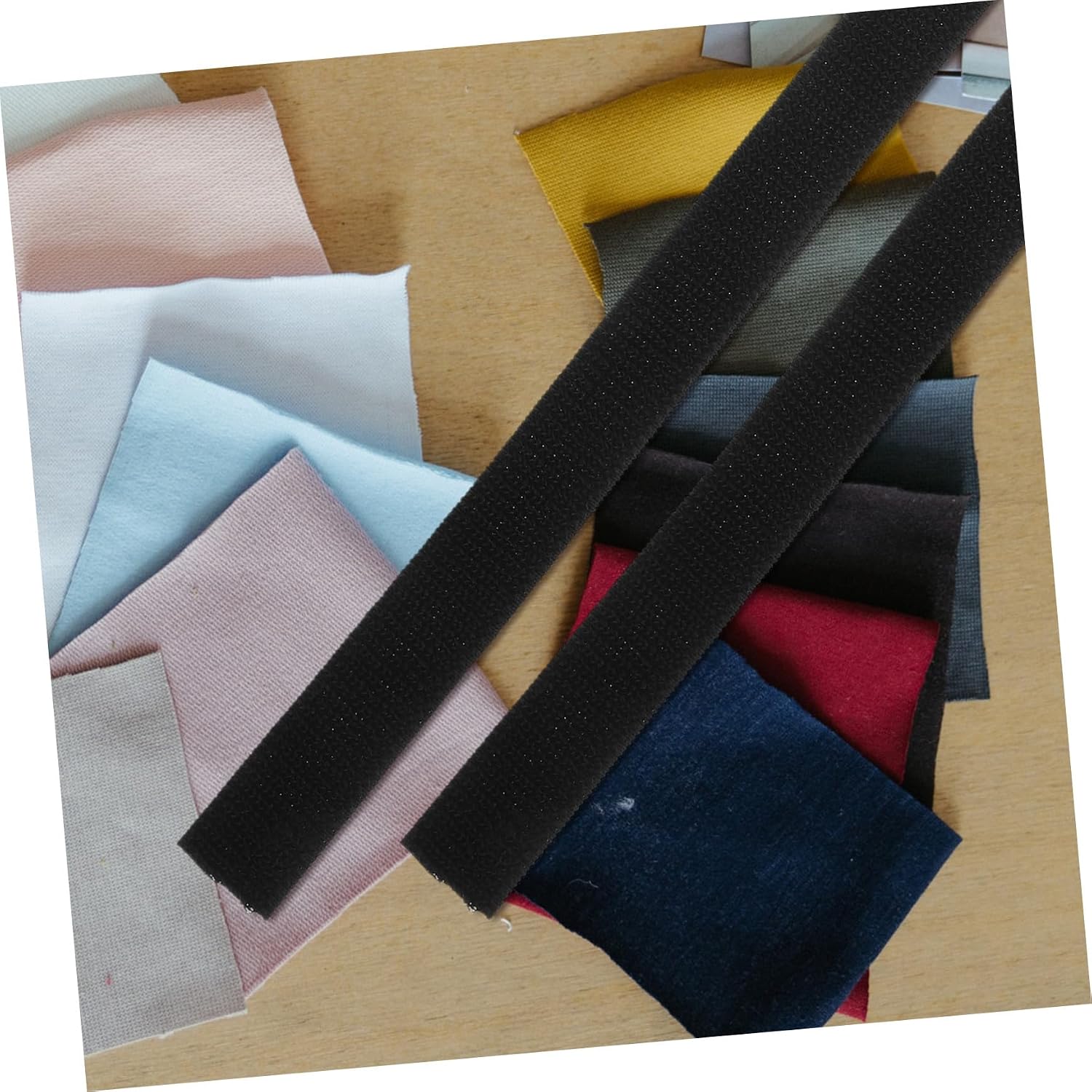 Elastic Hook and Loop Fastener Band Yards Nylon Flexible Stretch Tape for Sewing DIY Projects Home Decor Organizational Use Wide Elastic Strap