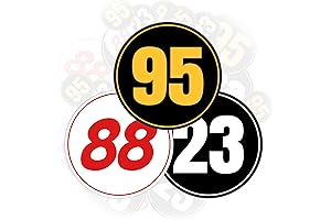 Personalized Dirt Bike Number Stickers