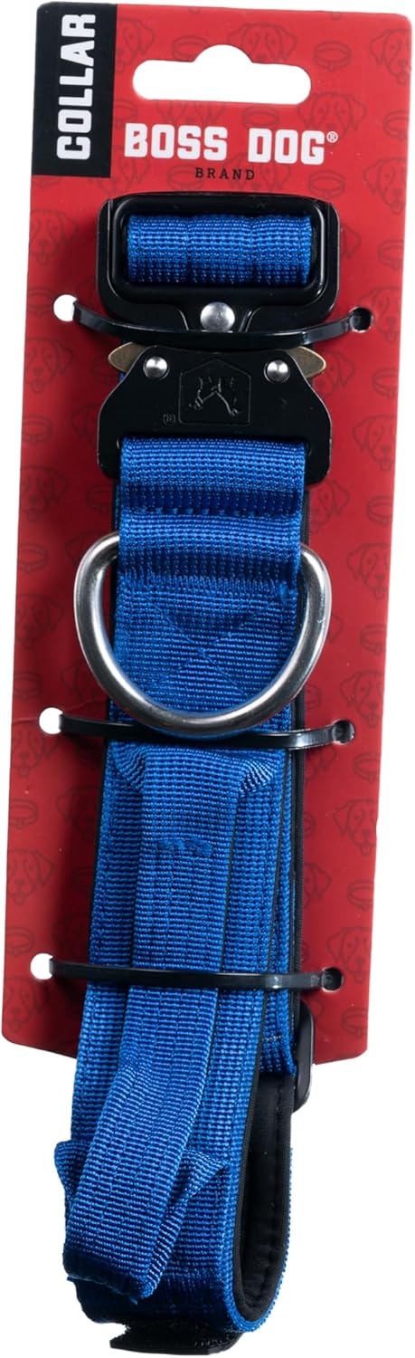 Boss Dog Tactical Collar, Teal, X-Large