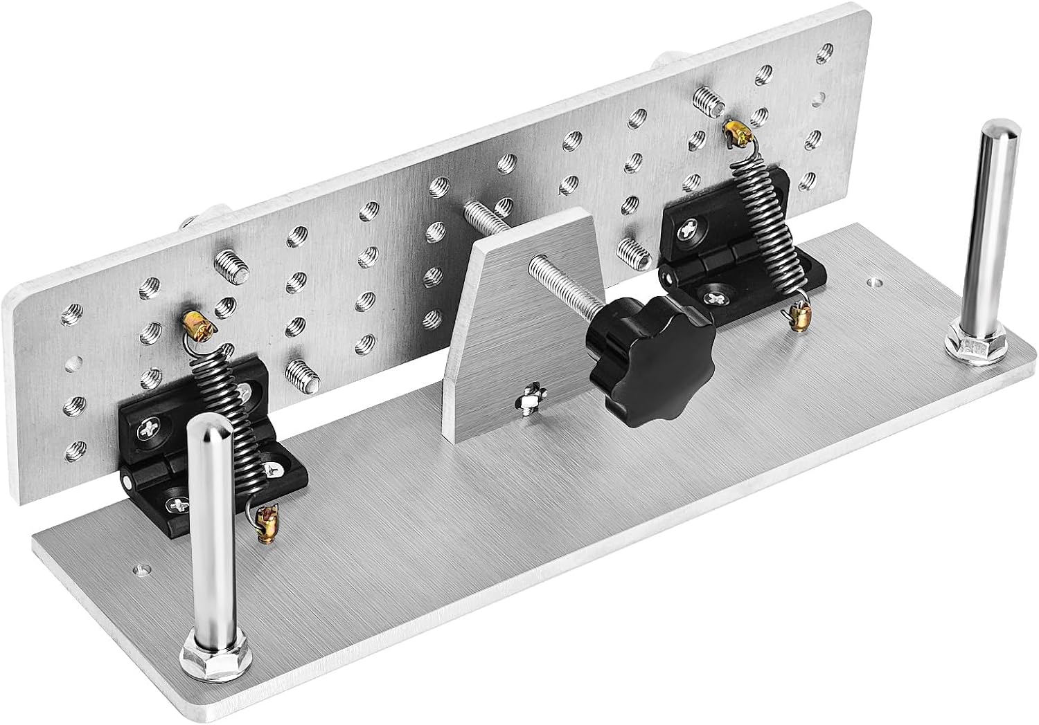 Belt Grinder Knife Jig Long Sharpening Locator Tool Knife Sharpener Jig Adjustable Angle Knife Beveling Jig for Knife Making Machine (Large)