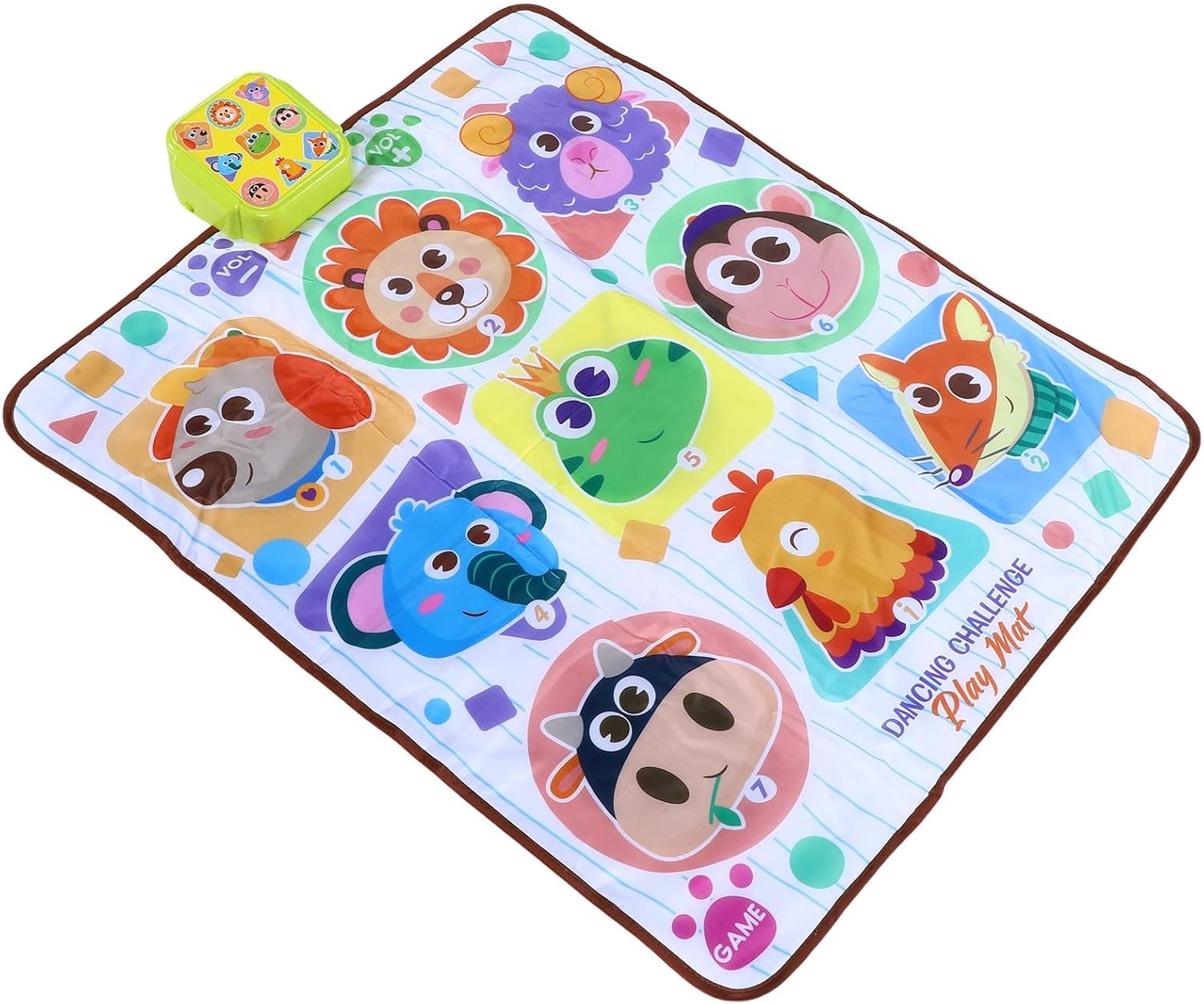 Dance Pad Electronic Mat, Adjustable Difficulty Levels for Beginners and Adults, Anti Slip Bottom, Coordination Development Game 82x65cm