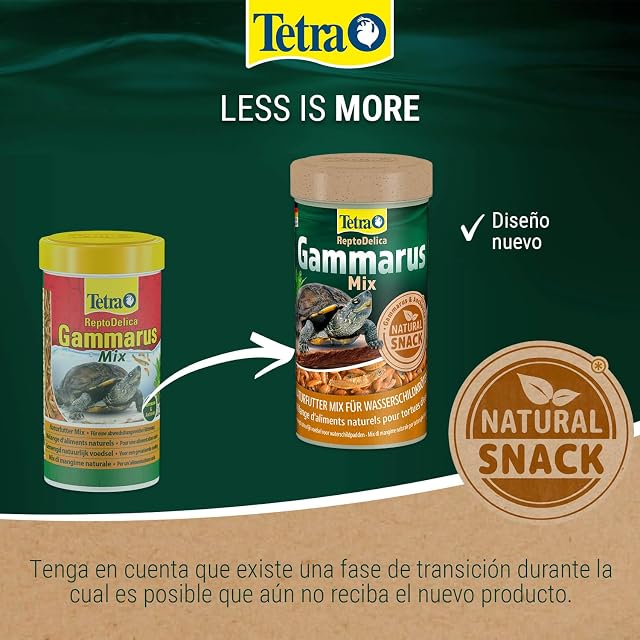 Foto 2 de 8 de Tetra Gammarus Mix 1 L - Snack natural para tortugas acuáticas, 1 L