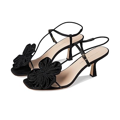 Loeffler Randall Frank Flower Applique Heeled Sandals Women
