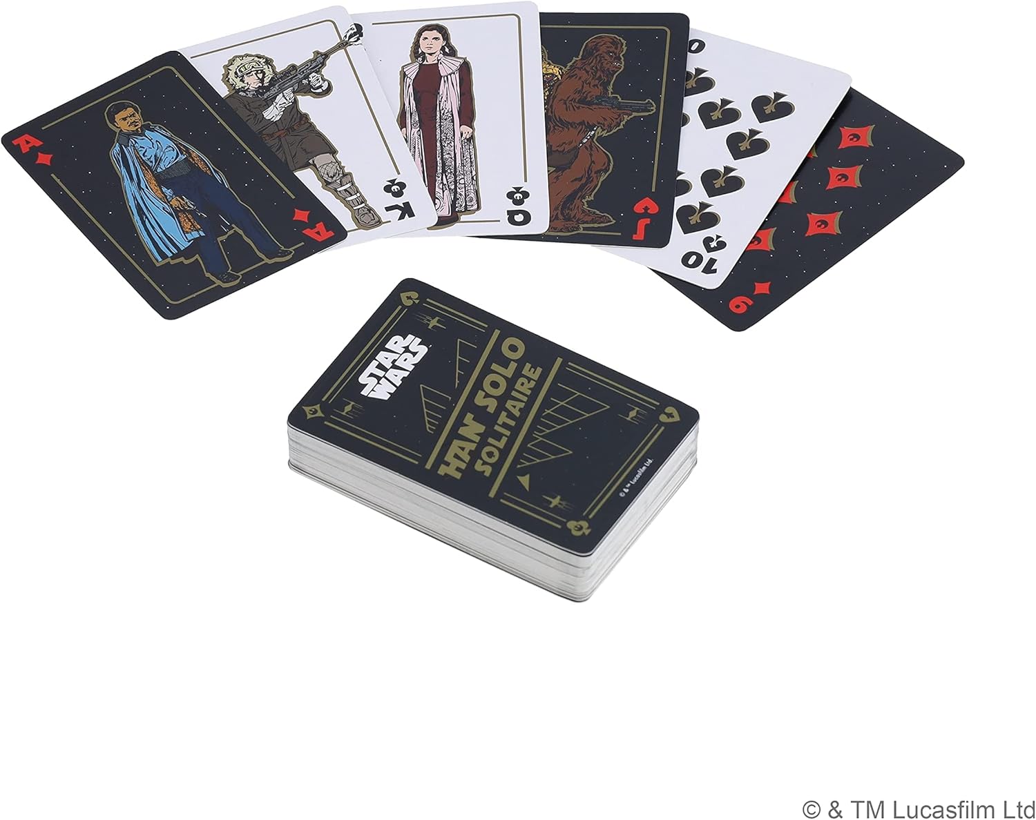 Ridley's Star Wars Han Solo Solitaire, Black, Small - Image 3