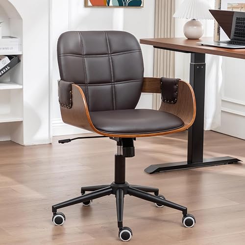 Desk Chair for Small Office, Mid Century Modern Desk Chair,