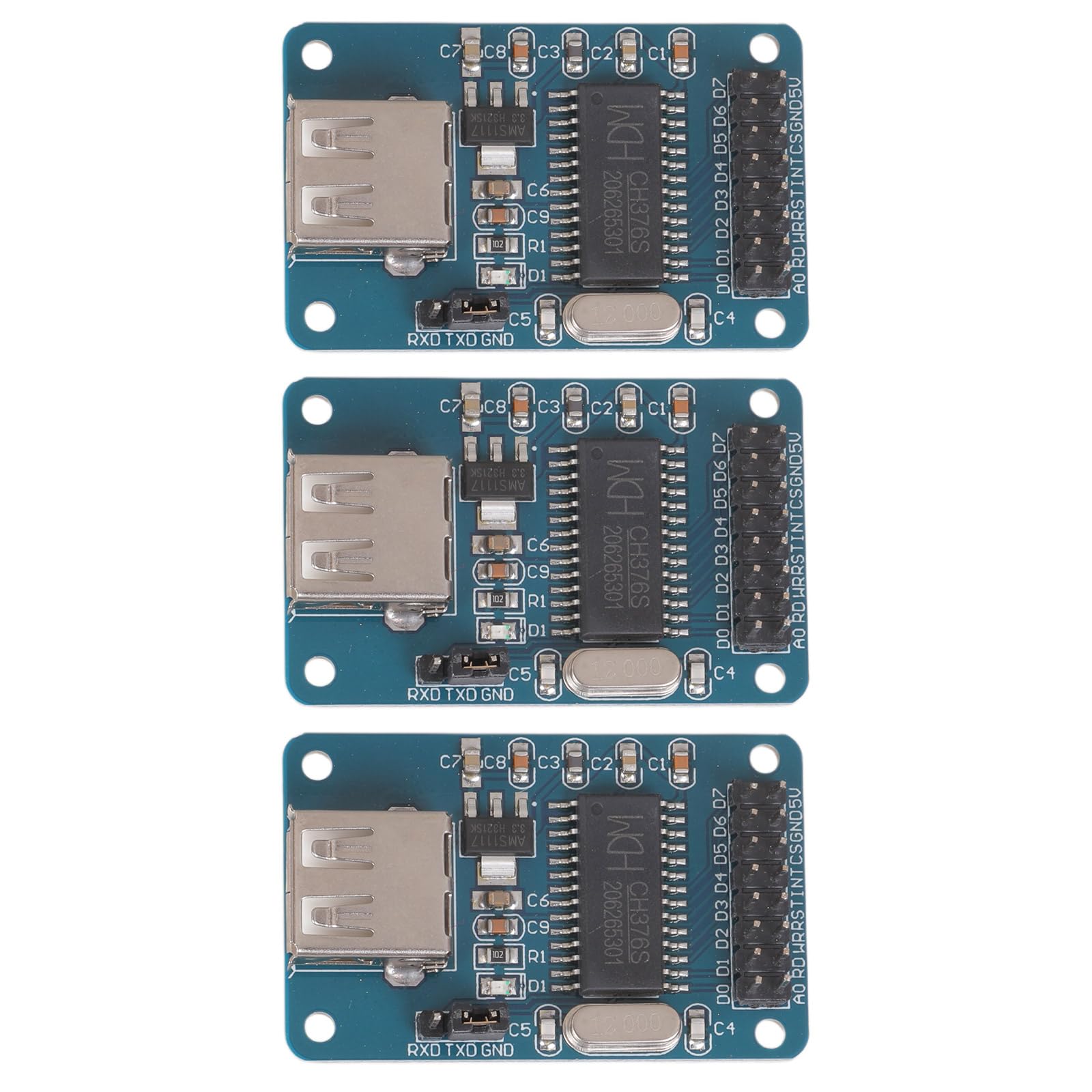 Kelisdi CH376 U Disk Read Write Module with Low Power Consumption and LED Indicators for Demanding Applications USB Read Write Module for Microcontroller