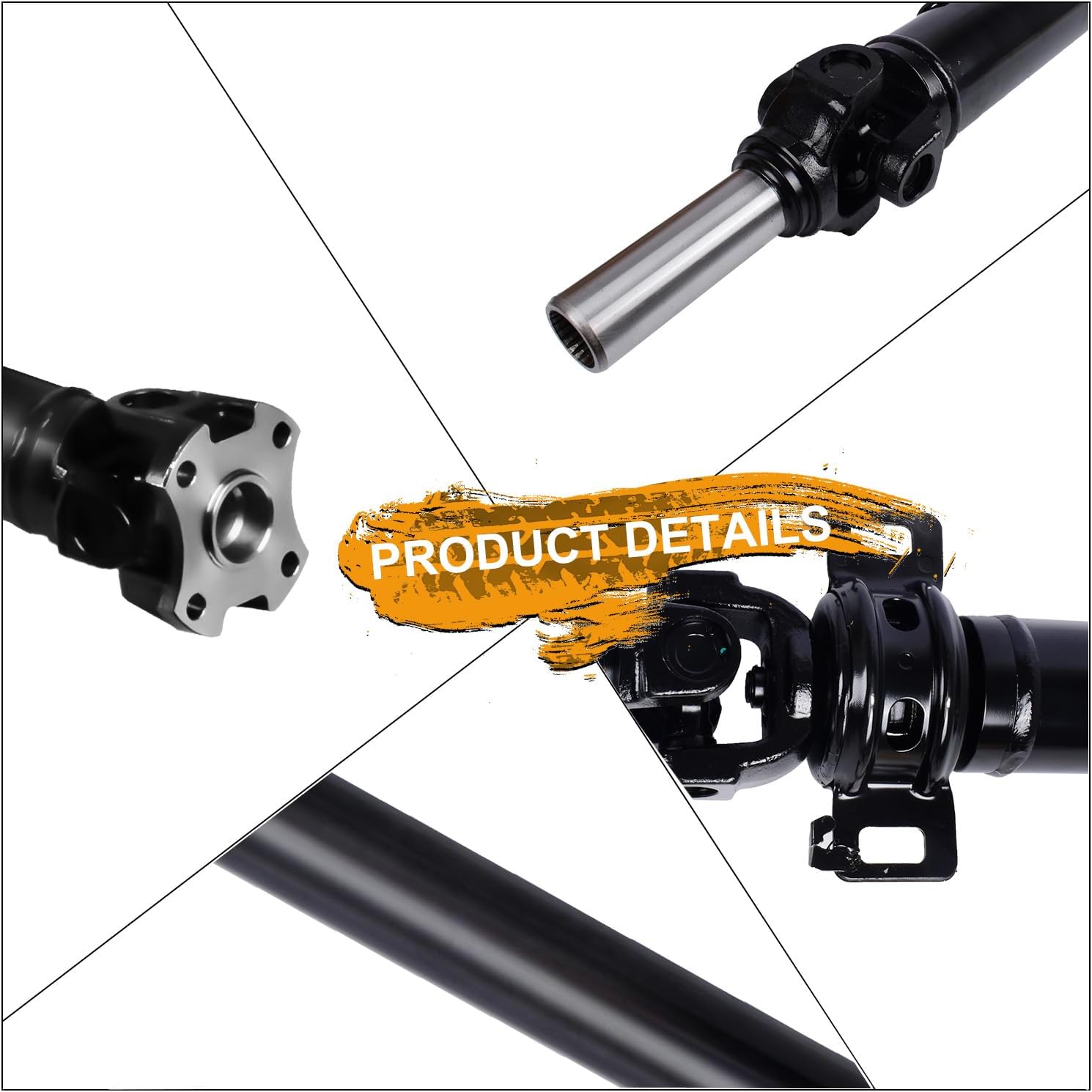 79.92" Rear Drive Shaft Assembly Fit for Toyota Tacoma Pre Runner 2005-2015 [V6 4.0L RWD], Replaces 3710004352, 936726 (Crew Cab Pickup, Extended Cab Pickup)