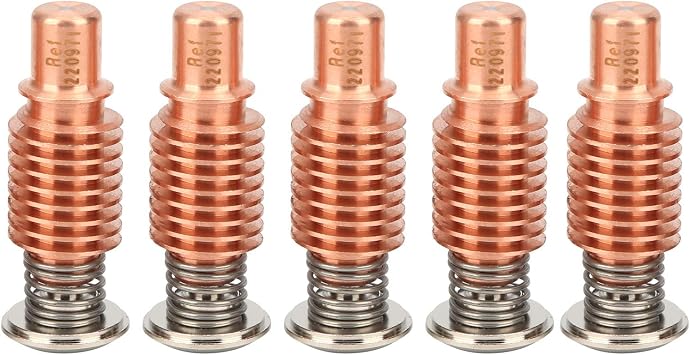 220971 Copper Plasma Torch Electrode, High Temperature Resistance Replacement Parts for DIY Woodworking Crafting with Long Service Life, Convenient Installation, Smooth Surface,