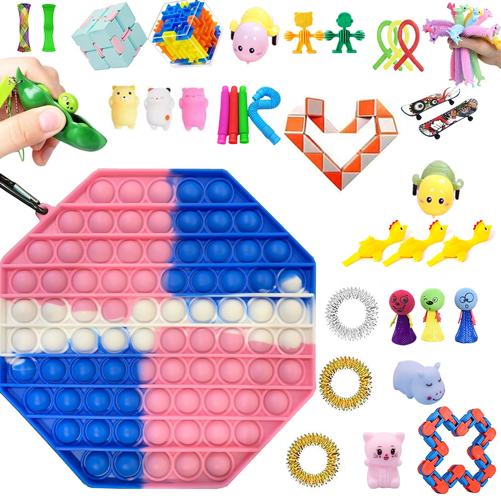Buy YYTDAISHU 38 Pcs Fidget Packs with Big Pop, Fidget Toys to Relieve